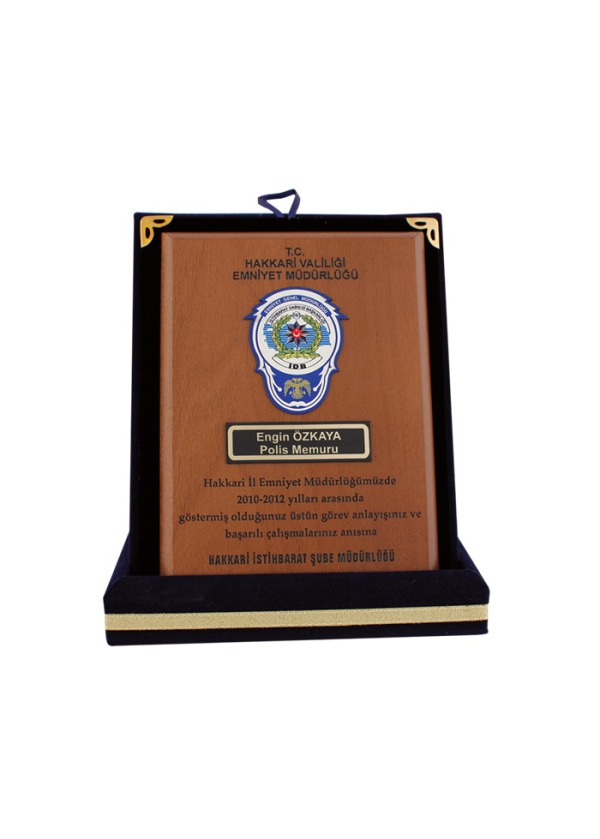 Ahşap Plaket